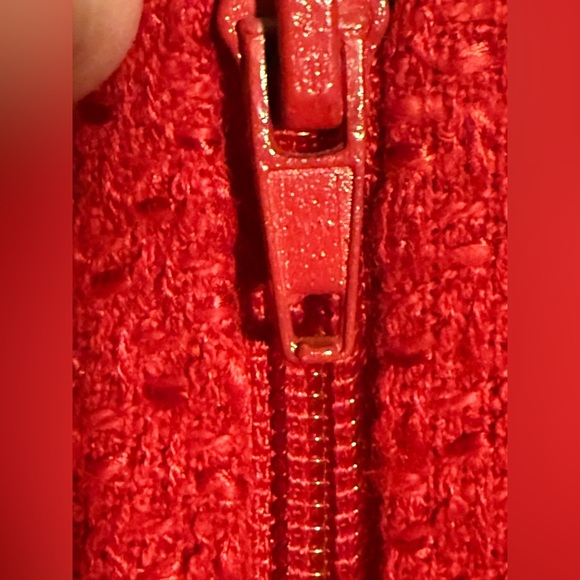 Bebe Vintage Y2K Women's Front Zip Red Vest Rodeo Western Coyote Ugly, size 10 - Picture 9 of 9